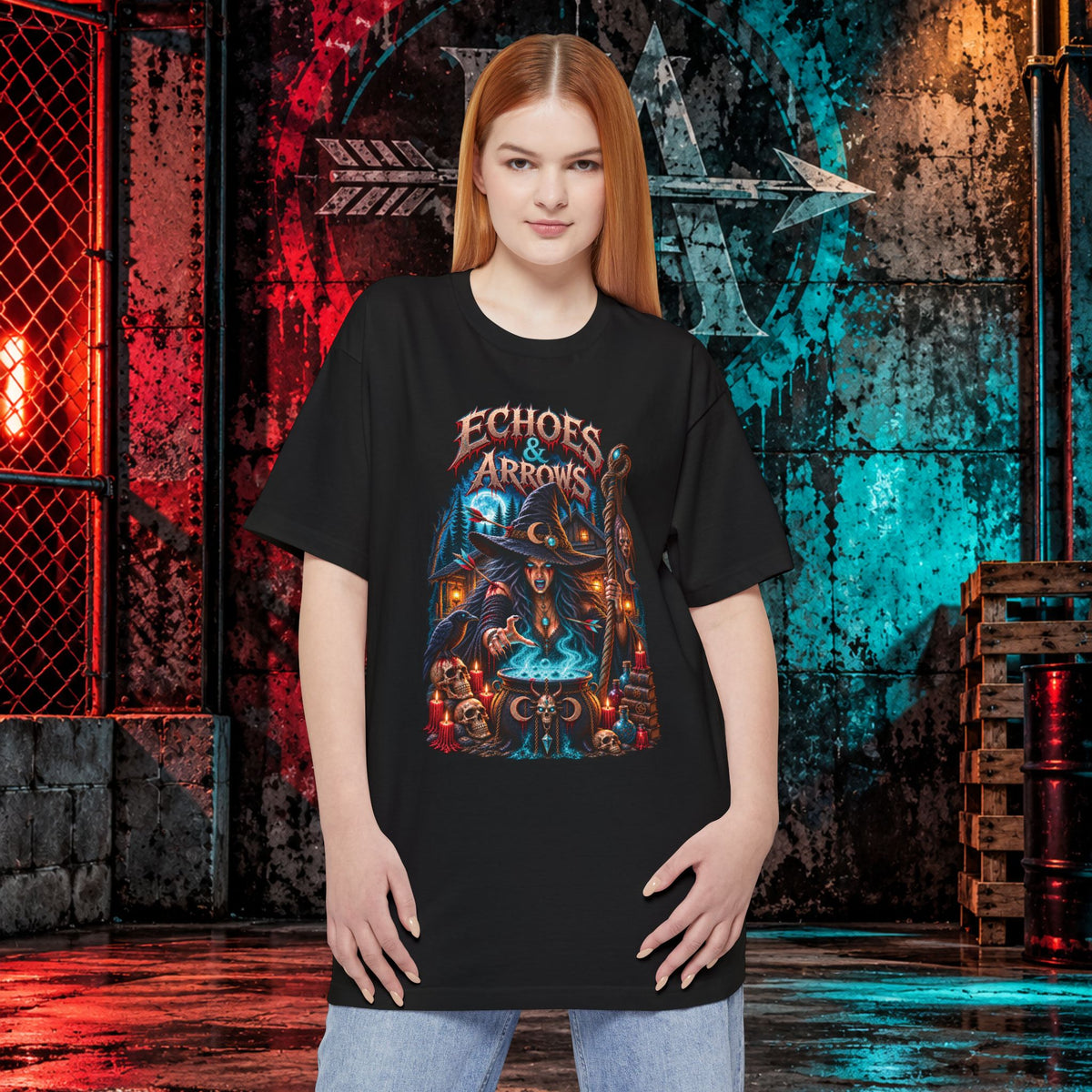 Long Body Fit- Echoes and Arrows Wicked Witch Shirt
