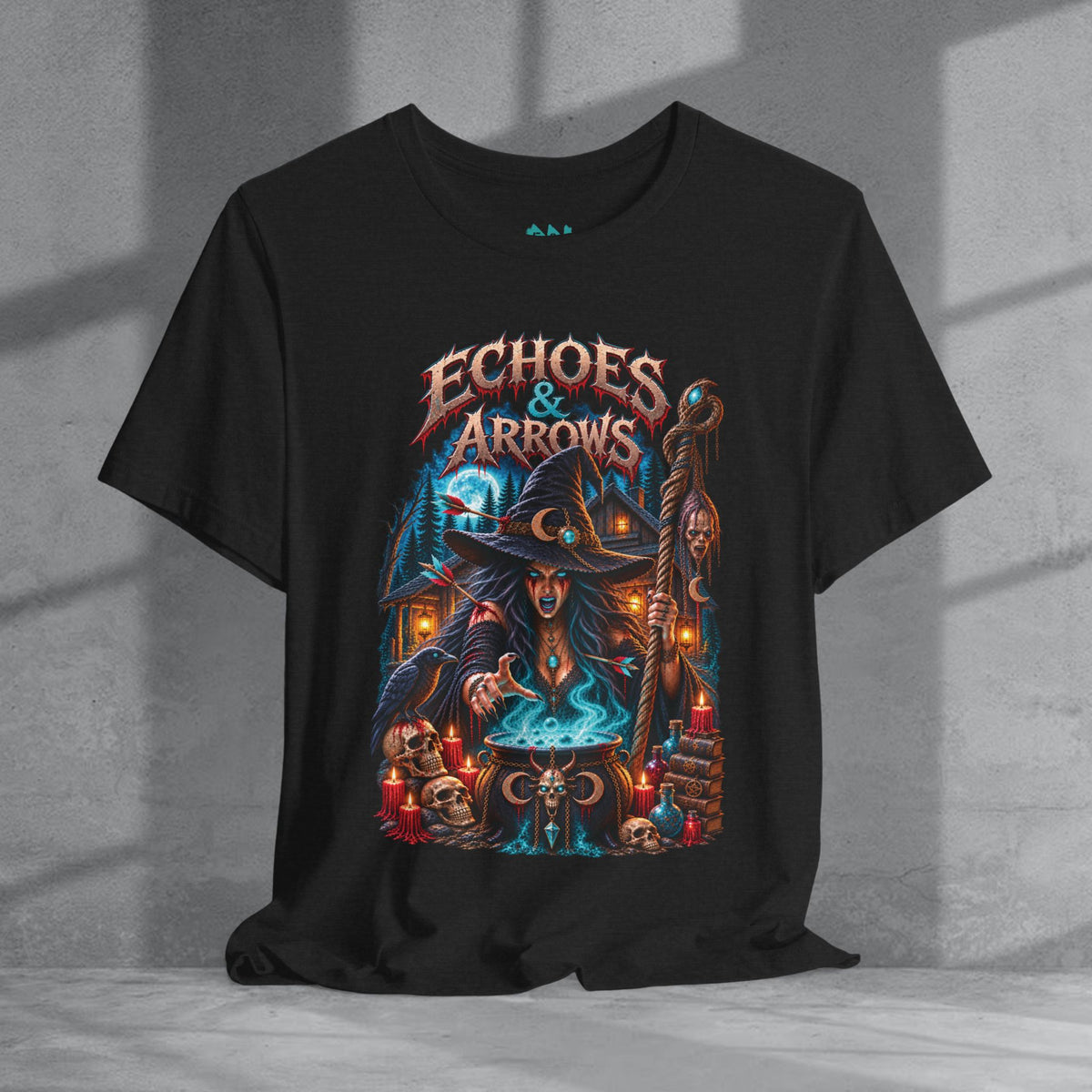 Echoes & Arrows Halloween Witch T-shirt