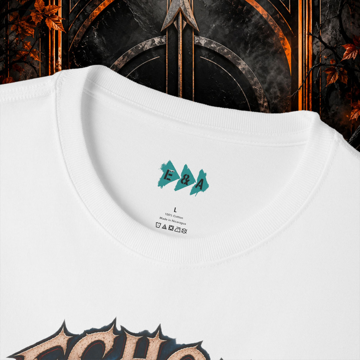 Oversized Boxy Fit- Echoes & Arrows Werewolf Shirt