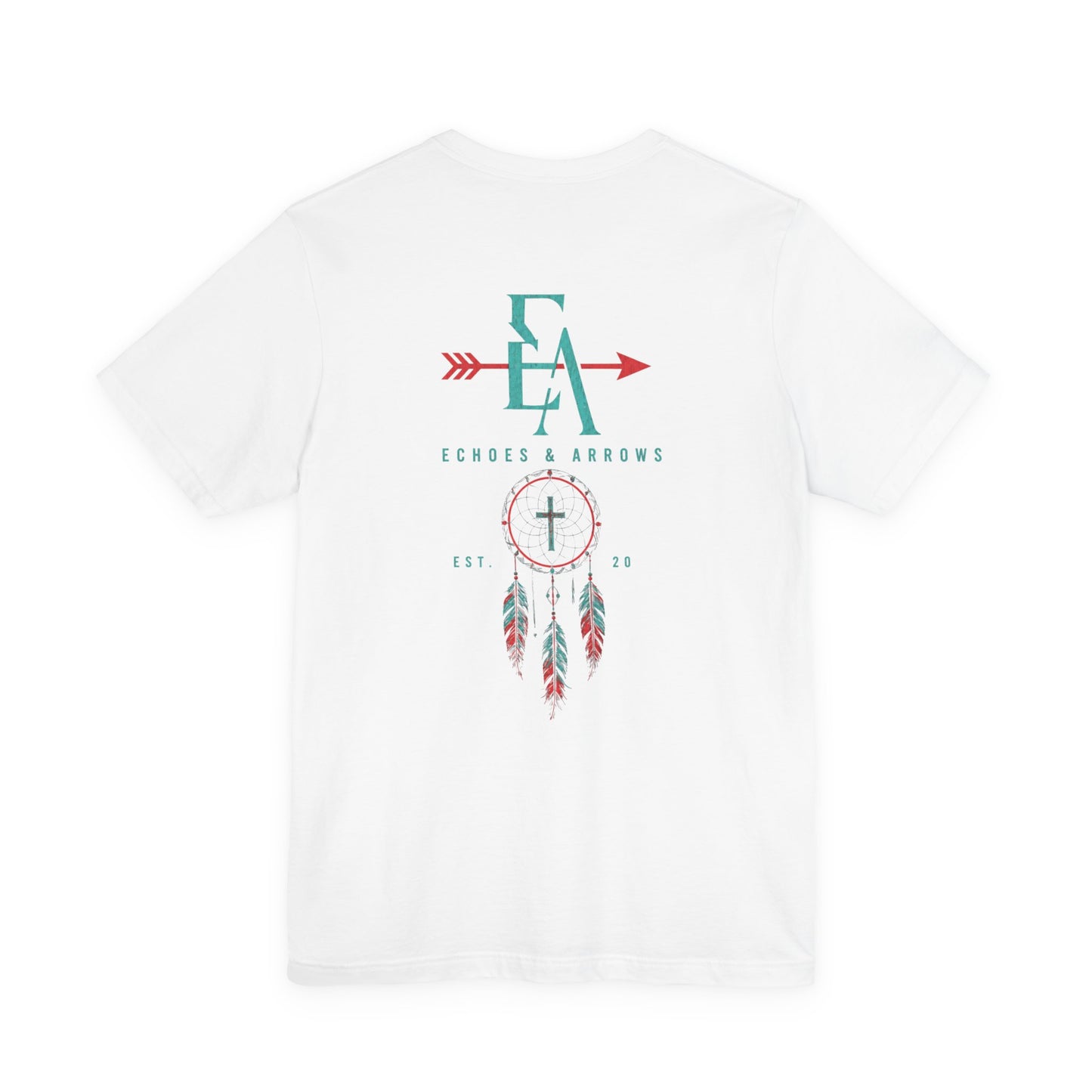 Echoes & Arrows Dreamcatcher Tee — Faith Christian Arrow Graphic T-Shirt