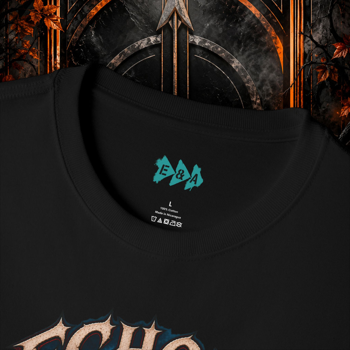 Oversized Boxy Fit- Echoes & Arrows Werewolf Shirt