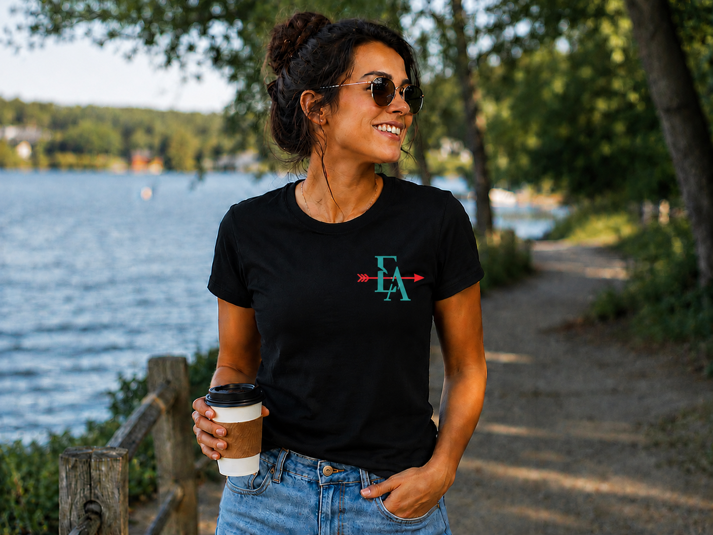Echoes & Arrows Dreamcatcher Tee — Faith Christian Arrow Graphic T-Shirt