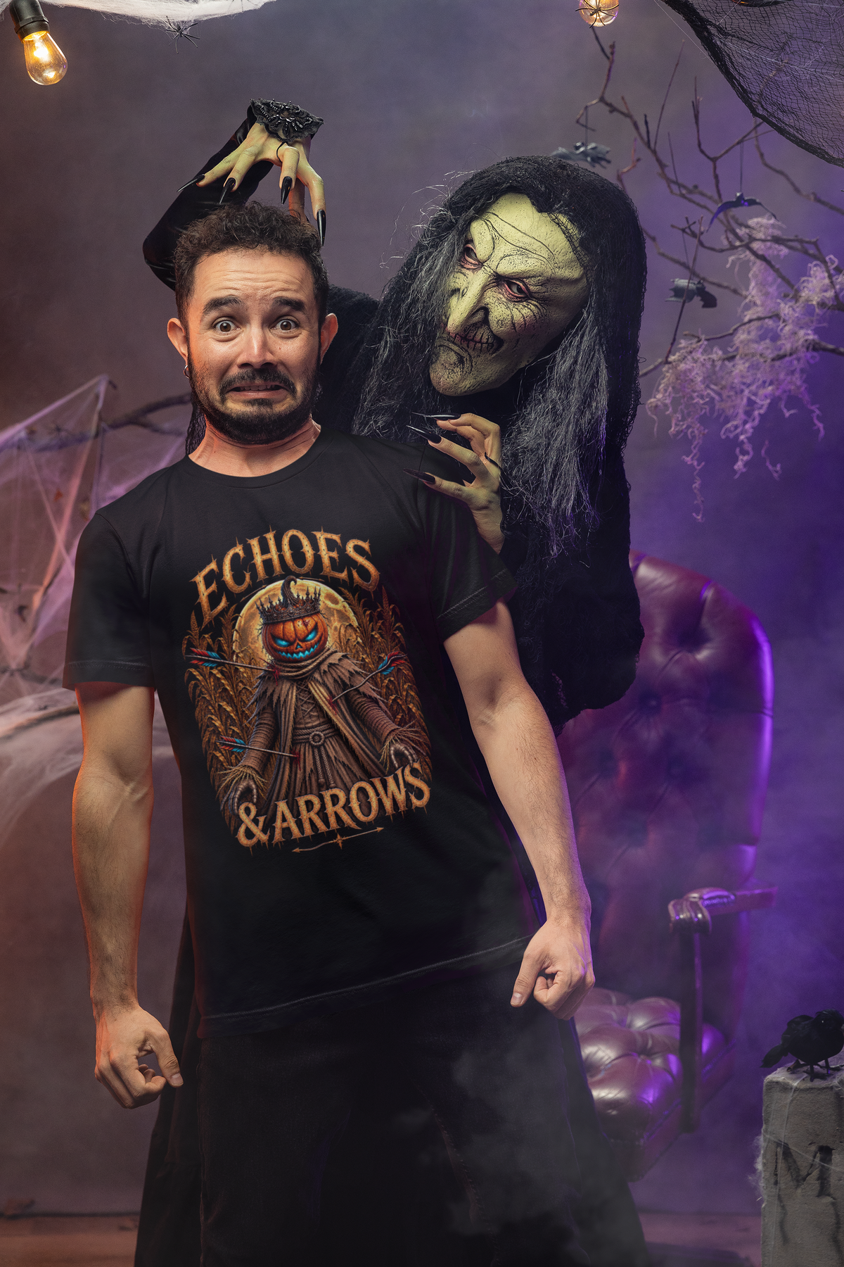 Pumpkin King Tee — Echoes & Arrows Halloween Pumpkin King Shirt