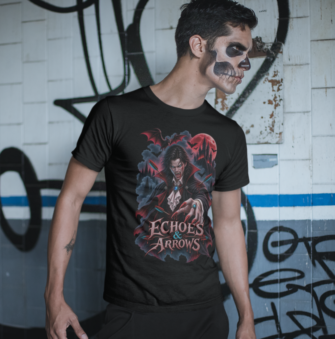 Echoes & Arrows Vampire Graphic Tee