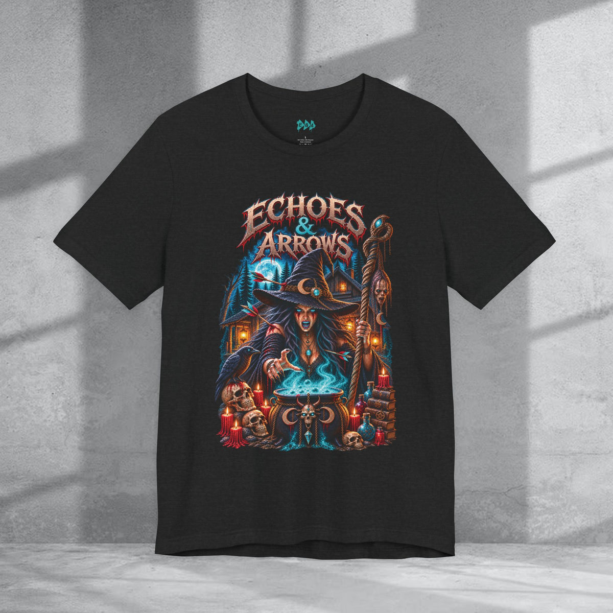 Echoes & Arrows Halloween Witch T-shirt