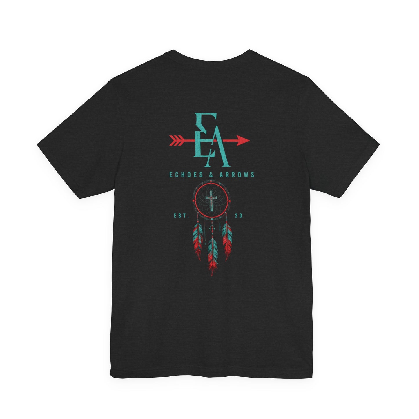 Echoes & Arrows Dreamcatcher Tee — Faith Christian Arrow Graphic T-Shirt