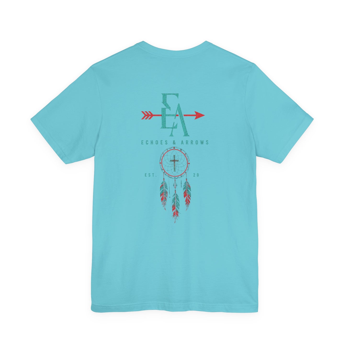 Echoes & Arrows Dreamcatcher Tee — Faith Christian Arrow Graphic T-Shirt