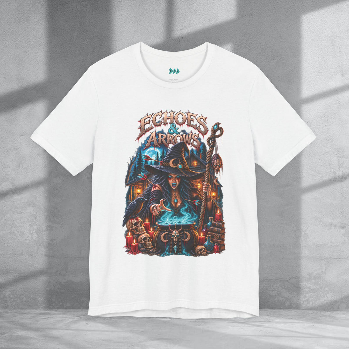 Echoes & Arrows Halloween Witch T-shirt