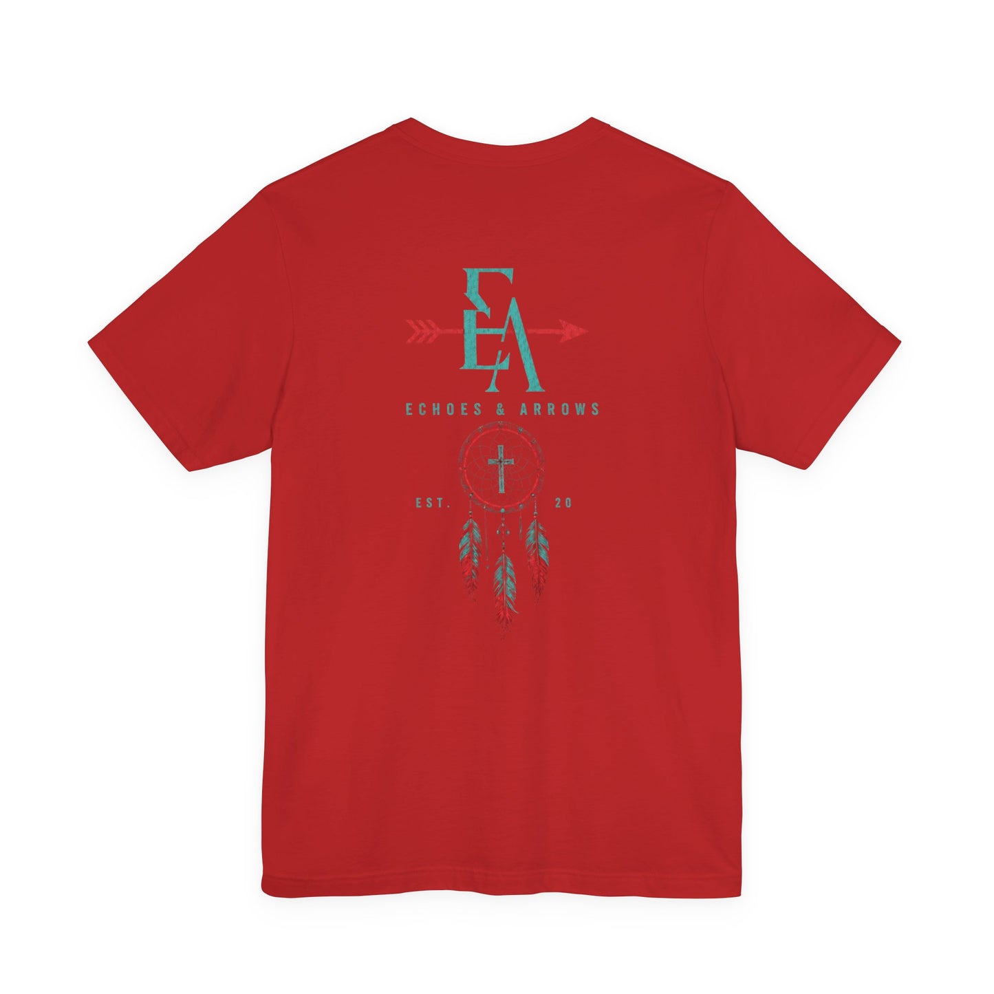 Echoes & Arrows Dreamcatcher Tee — Faith Christian Arrow Graphic T-Shirt